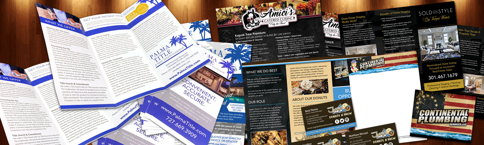 Promotional Print Materials Business cards, Flyers & Postcards